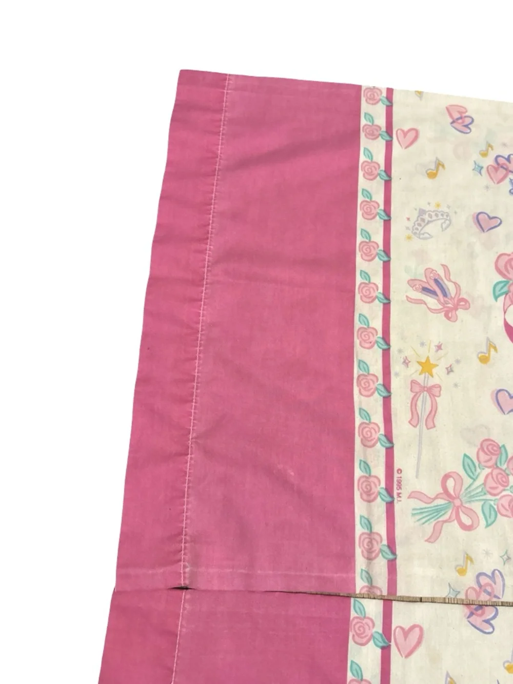 Vintage 1995 Ballerina Princess Barbie Pillowcase Set of 2 The Bibb Co.